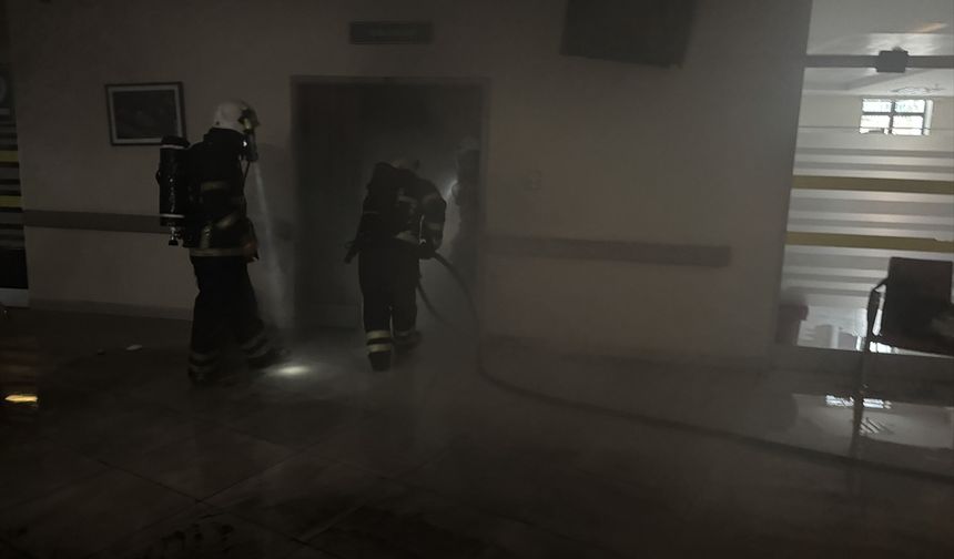Edirne; Hastanede Çıkan Yangın Korkuttu