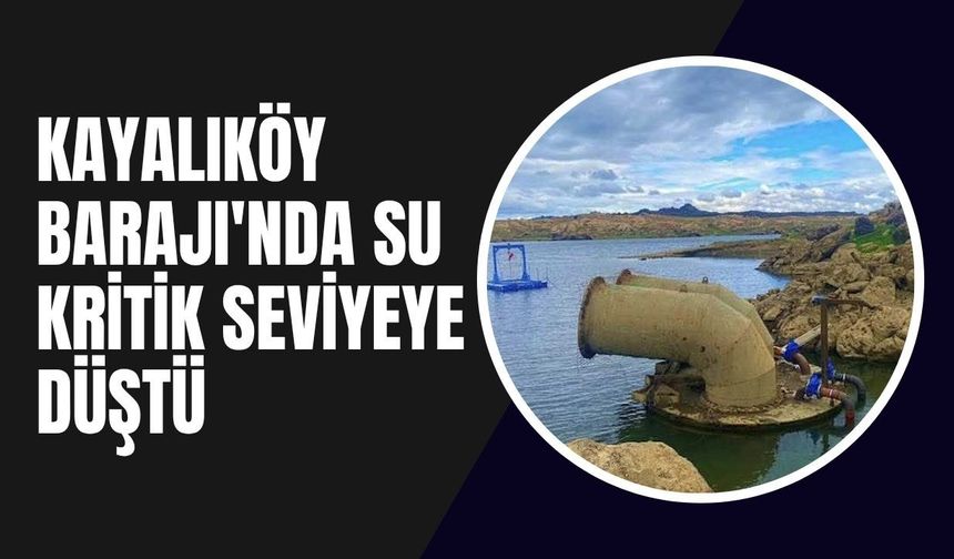 Kayalıköy Barajı'nda Su Kritik Seviyeye Düştü
