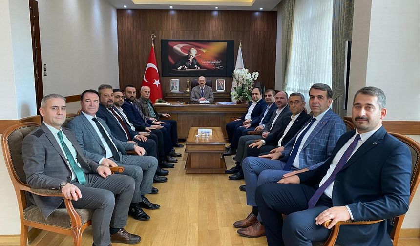 Müdür Altınöz Konuklarını Ağırladı