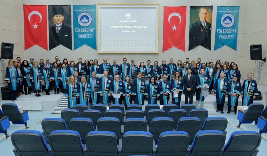 KLÜ Fen Edebiyat Fakültesi’nde Akademik Kurul Toplantısı