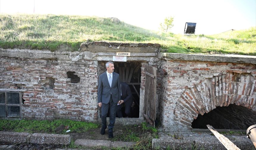 Tarihi Kıyık Tabya'da Restorasyon Çalışmaları Başladı