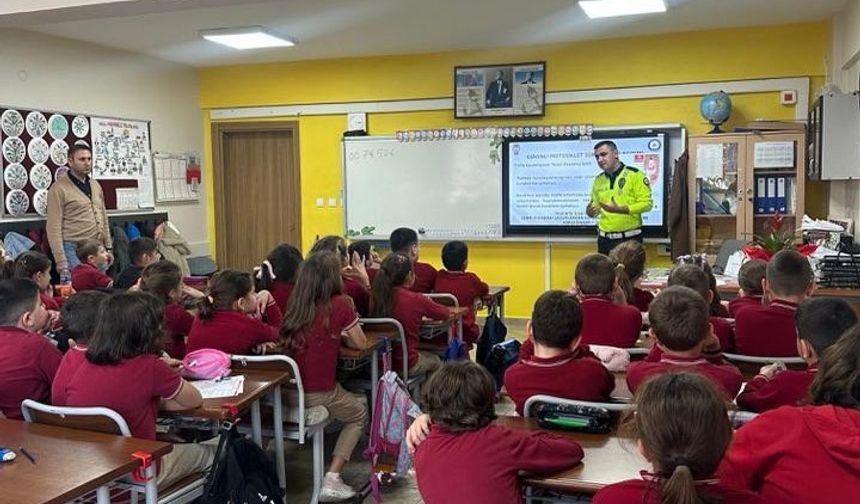 Vize'de Öğrencilere Trafik Eğitimi