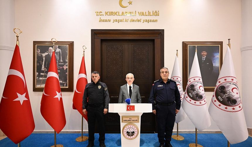 VALİ TURAN AÇIKLADI; Kırklareli’nde Organize Suçlara Karşı Büyük Darbe
