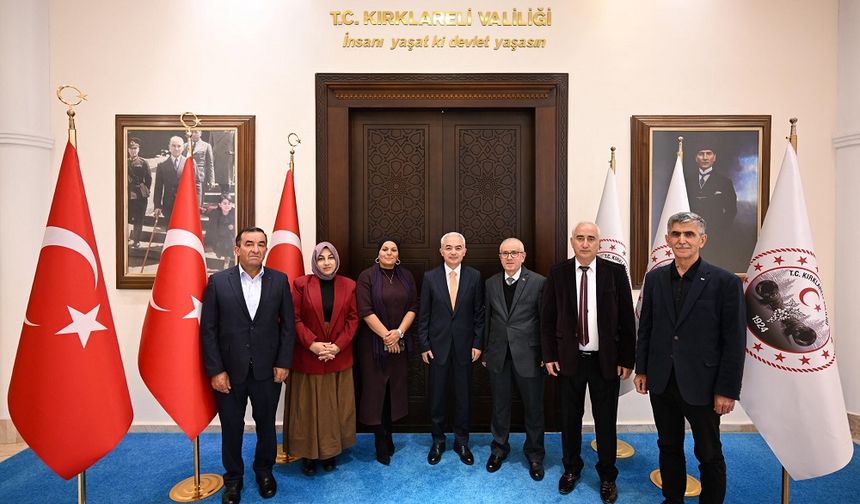 Kırklareli Valisi Uğur Turan’a Ziyaretler Sürüyor