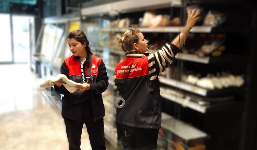 Kırklareli’nde Gıda İşletmelerine Denetim Sürüyor