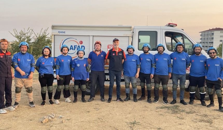 Edirne Yesevî, Arama Kurtarma Gönüllülerini Bekliyor