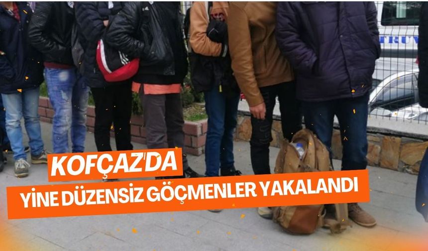 Kofçaz’da Yine Düzensiz Göçmenler Yakalandı
