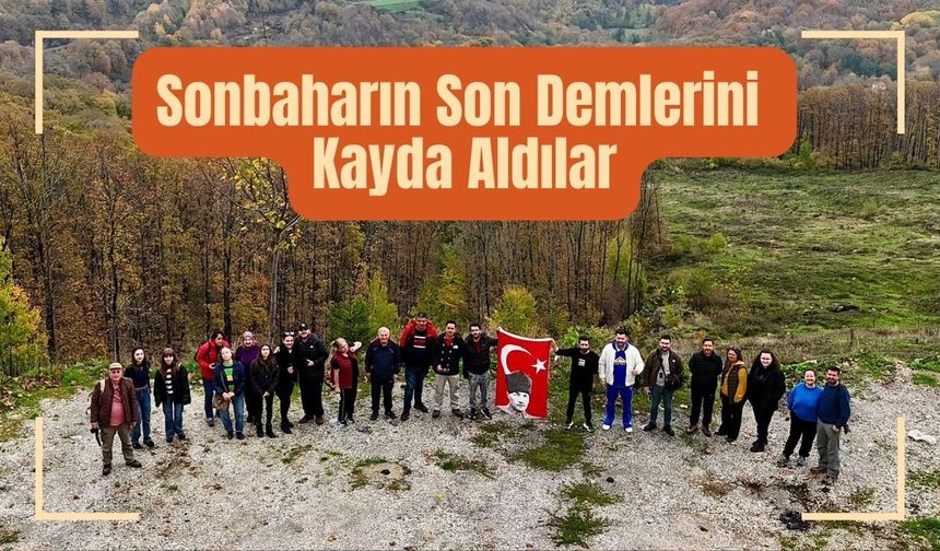 Sonbaharın Son Demlerini Kayda Aldılar