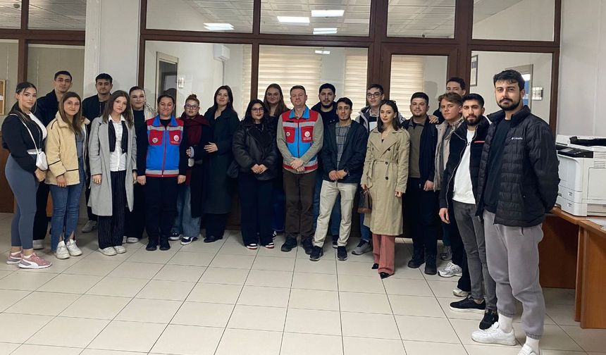 Sosyal Güvenlik Programı Öğrencilerinden Anlamlı Ziyaret