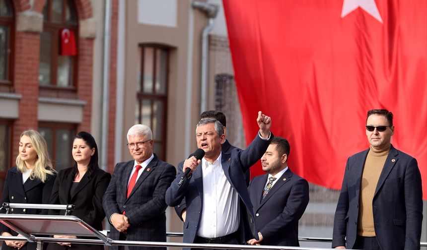 CHP Lideri Özel Edirne’deydi