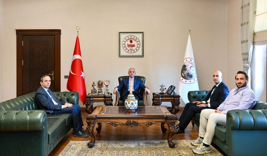 Vali Turan Müdür Atılgan'ı Ağırladı