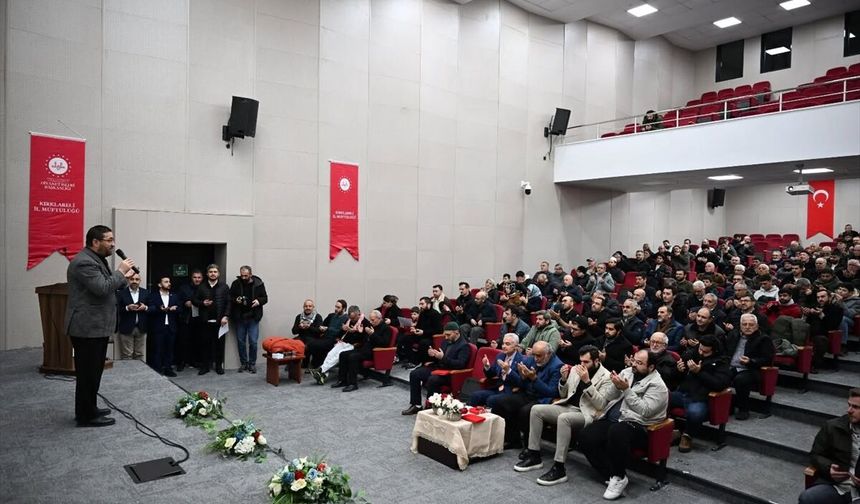 Kırklareli'nde "Direnişten Dirilişe Kudüs" Konferansı Gerçekleştirildi