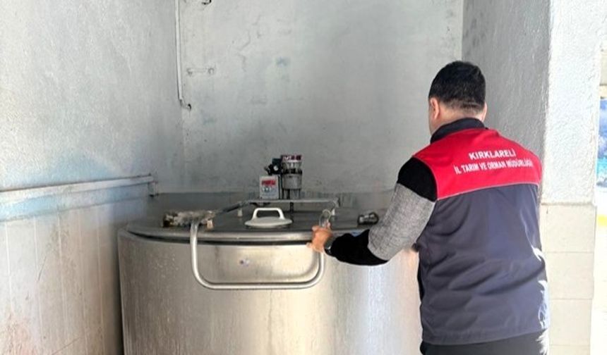 Kofçaz’da Süt Toplama Merkezleri Denetlendi
