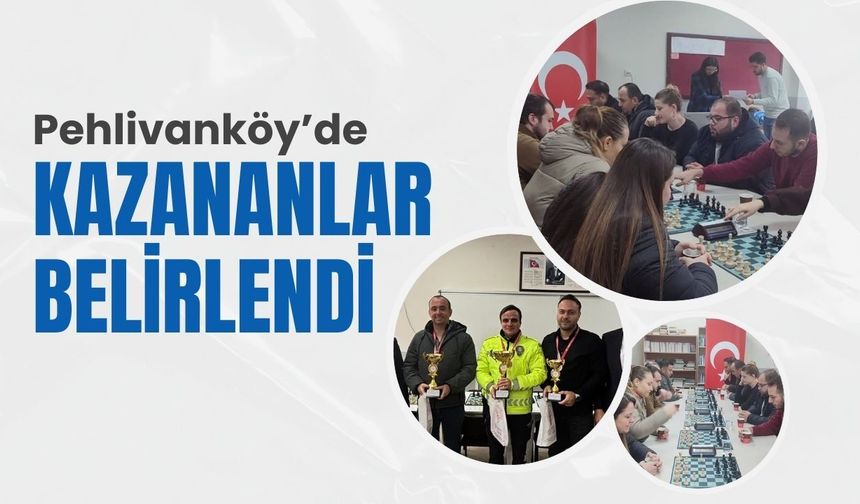 Pehlivanköy: Kazananlar Belirlendi