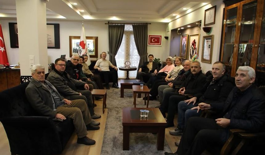 Başkan Bulut Misafirlerini Ağırladı