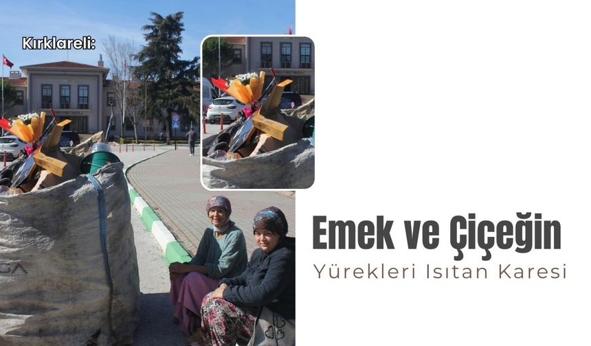 Kırklareli: Emek ve Çiçeğin Yürekleri Isıtan Karesi