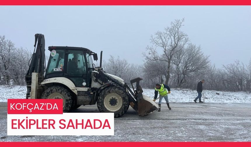 Kofçaz’da Ekipler Sahada