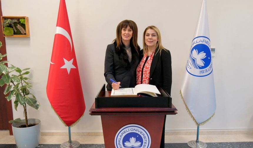 Eski Burgaz Valisi Neykova’dan, Kırklareli Üniversitesi’ne Ziyaret