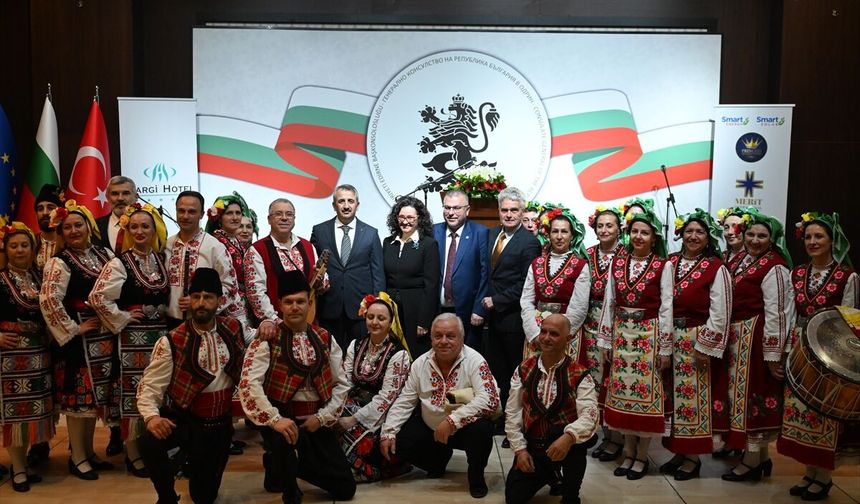 Edirne'de Bulgaristan Başkonsolosluğunca "Ulusal Gün" Resepsiyonu Verildi