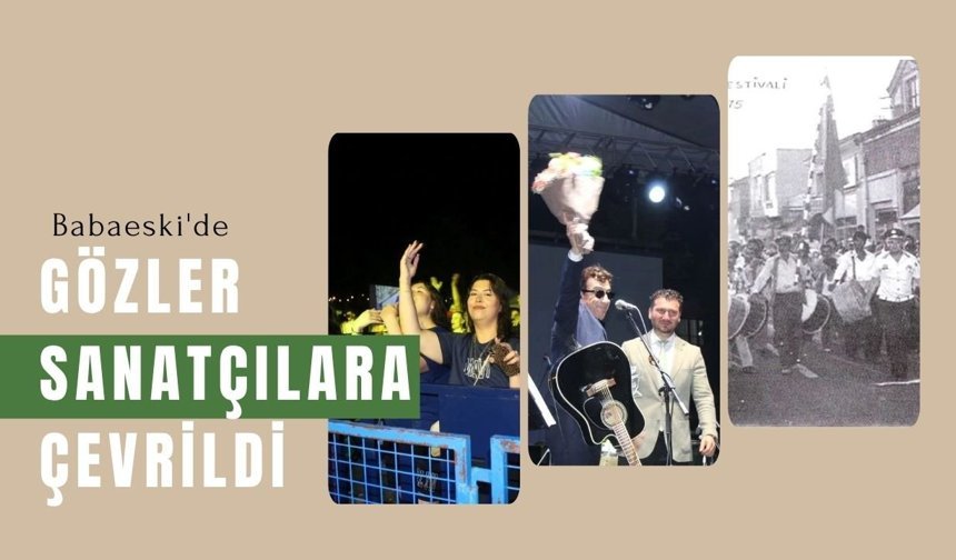 Babaeski'de Gözler Sanatçılara Çevrildi