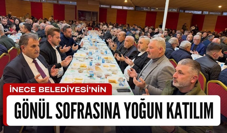 İnece Belediyesi’nin Gönül Sofrasına Yoğun Katılım