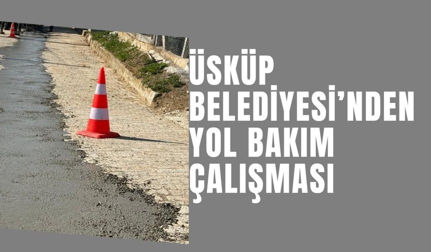 Üsküp Belediyesinden Üstyapı Çalışması