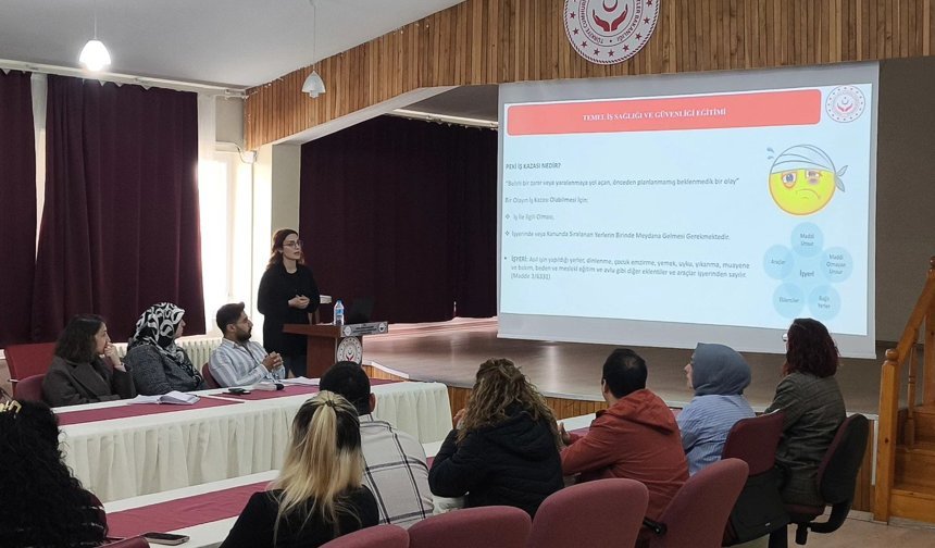 Kırklareli’nde Temel İş Sağlığı ve Güvenliği Eğitimi Gerçekleştirildi