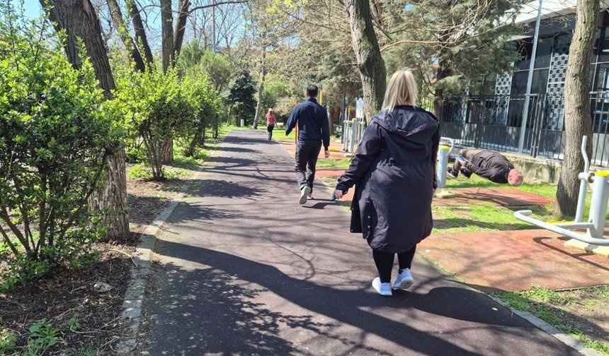 Lüleburgaz'ın En Yeşil Parkı Sporseverlerin Buluşma Noktası