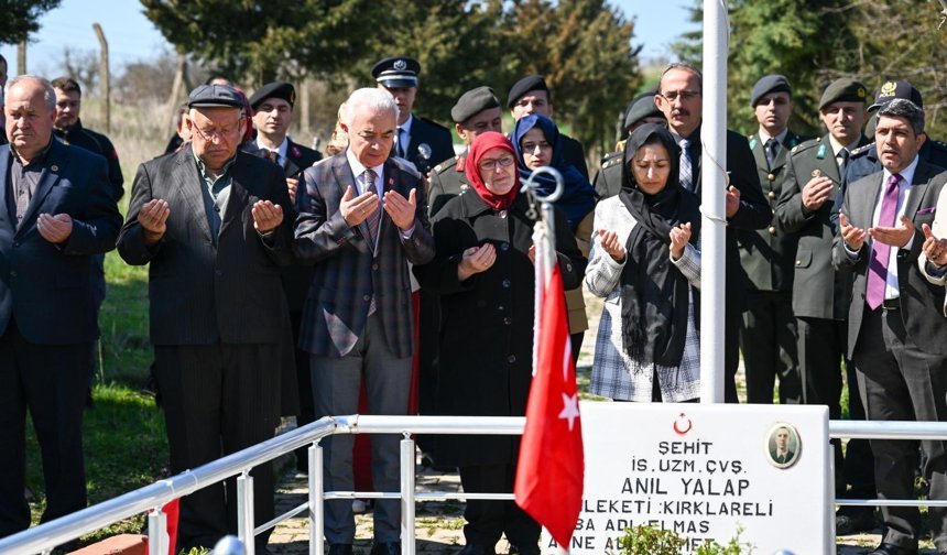Şehit Anıl Yalap, Kabri Başında Anıldı