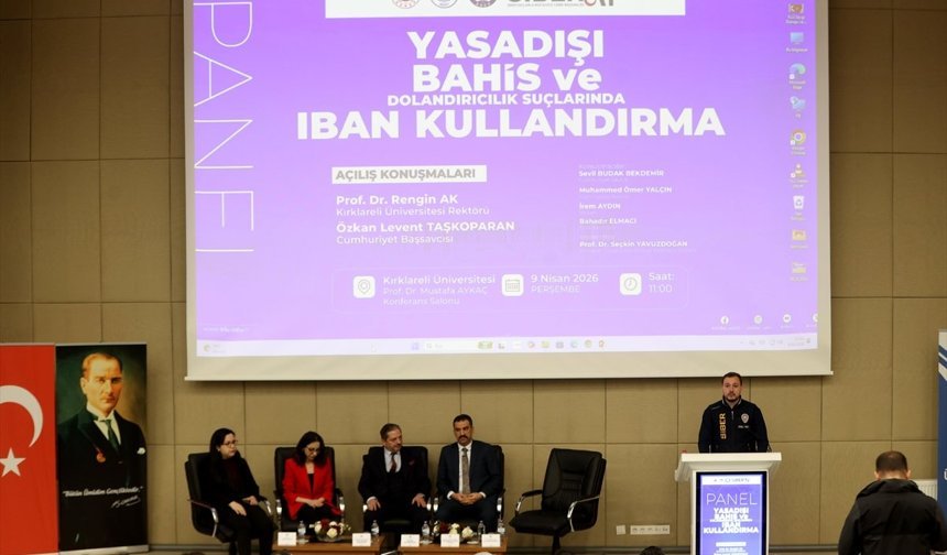 Kırklareli'nde IBAN Kullandırmanın Hukuki Sonuçları Anlatıldı