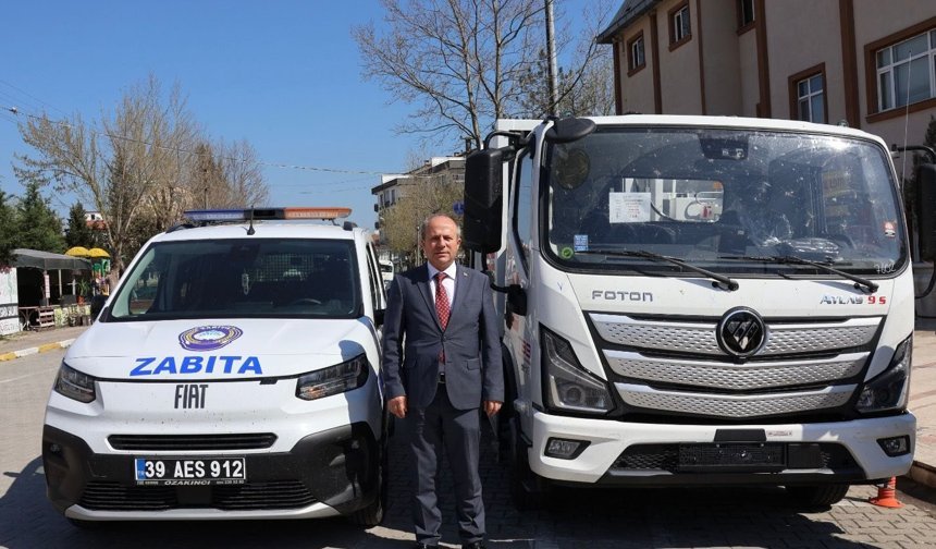 Büyükkarıştıran Belediyesine 2 Yeni Hibe Araç