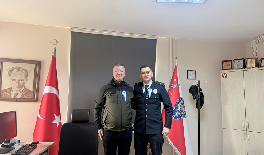 Demirköy Orman İşletme Müdürü Güven'den Emniyete Kutlama