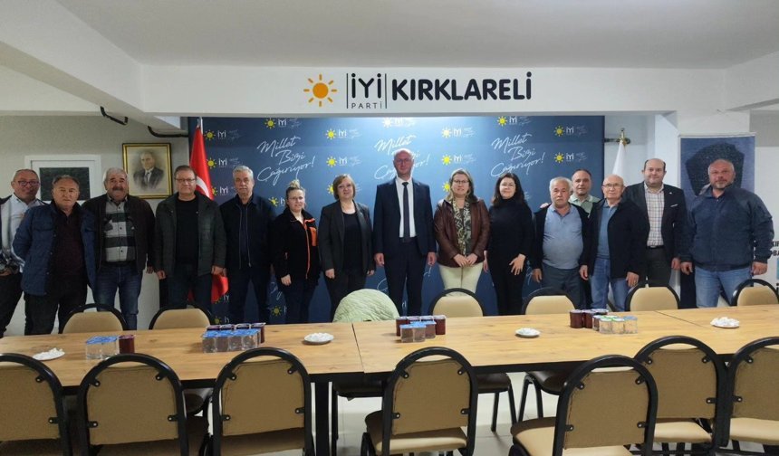Kırklareli’nde İYİ Parti Yönetimi Toplandı