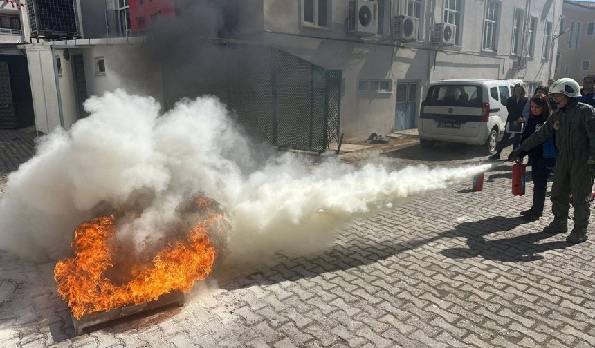 Vize’de Belediye Çalışanlarına Yönelik Tatbikat Yapıldı