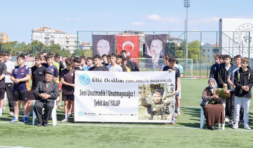 Kırklareli Ülkü Ocakları’ndan Şehidimiz Adına Futbol Turnuvası