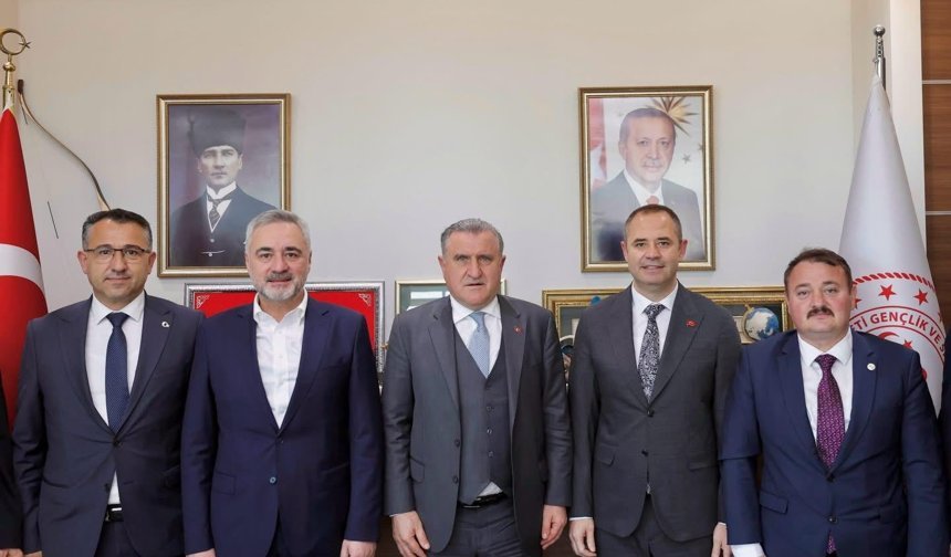 Başkan Bulut, Bakan Bak İle Bir Araya Geldi