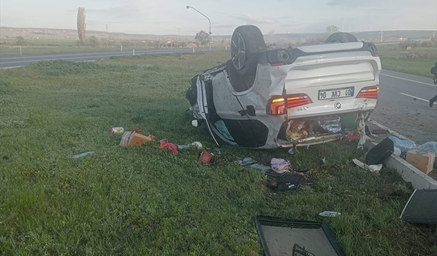 Vize’de Trafik Kazası; 1 Ölü, 4 Yaralı