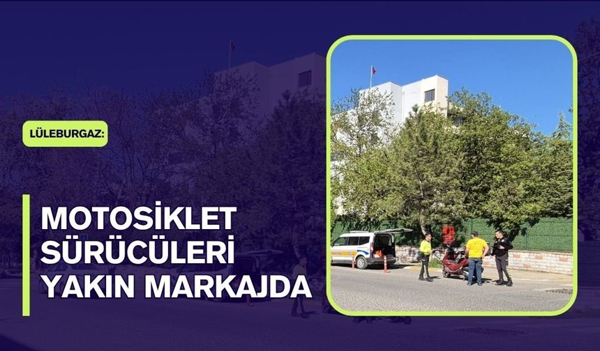 Motosiklet Sürücüleri Yakın Markajda