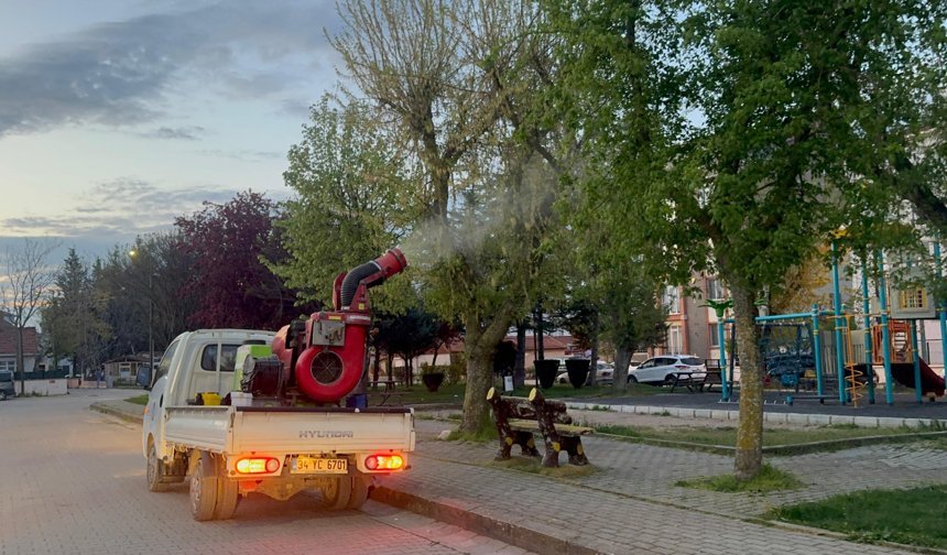 Kırklareli'nde Dönemin İlk İlaçlaması Özenle Uygulandı