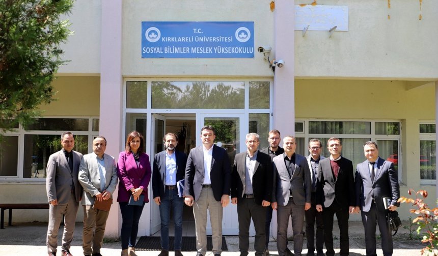 Kırklareli Sosyal Bilimler Meslek Yüksekokulu’nda İncelemelerde Bulundular
