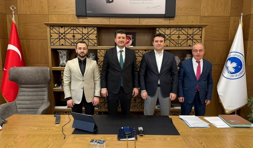 NKÜ Genel Sekreteri Gökhan Saygı’dan Kırklareli Üniversitesi’ne Ziyaret
