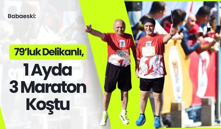 79’luk Delikanlı, 1 Ayda 3 Maraton Koştu