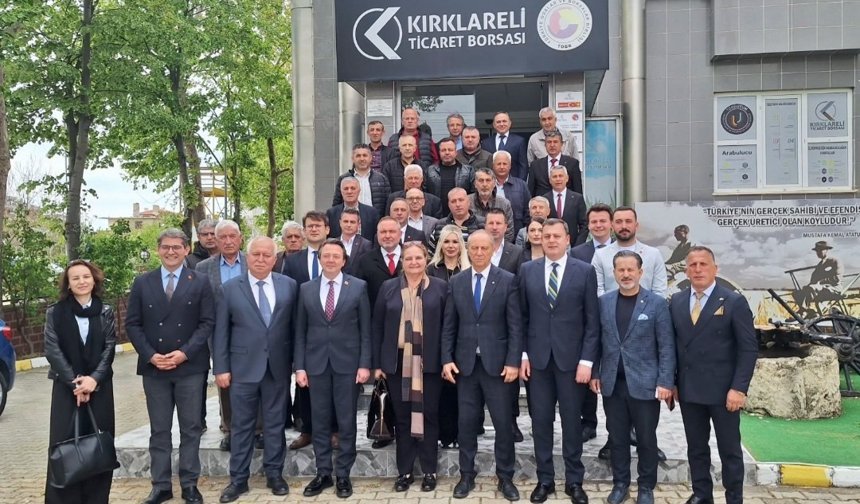 CHP Genel Başkan Yardımcılarından, Ticaret Borsasına Ziyaret