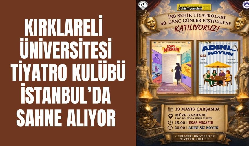 KLÜ Tiyatro Kulübü, İstanbul’da Sahne Alıyor