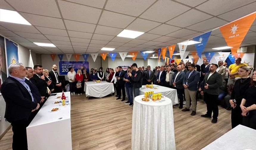 AK Parti Kırklareli Teşkilatı Bayramlaştı