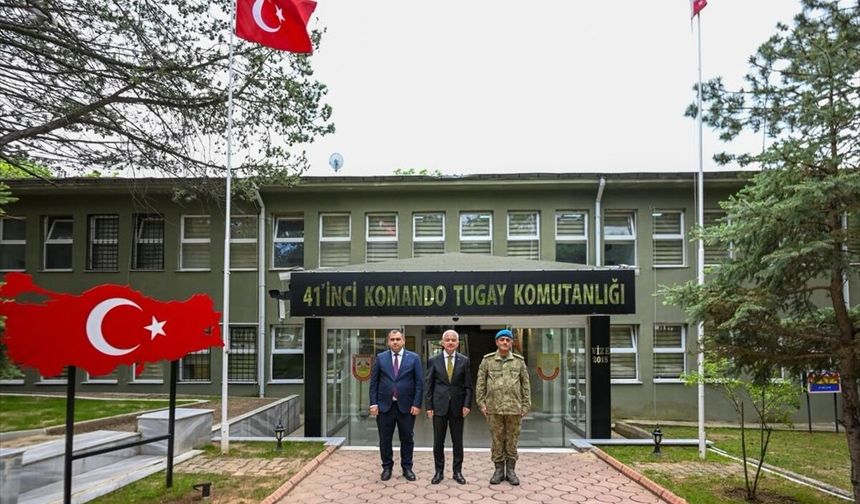 Vali Turan’dan 41'inci Komando Tugay Komutanlığına Ziyaret
