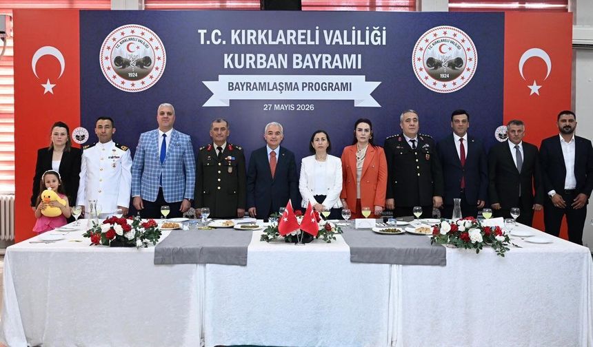 Kırklareli Protokolü Bayramlaştı, Şehit ve Gazilerimiz Unutulmadı
