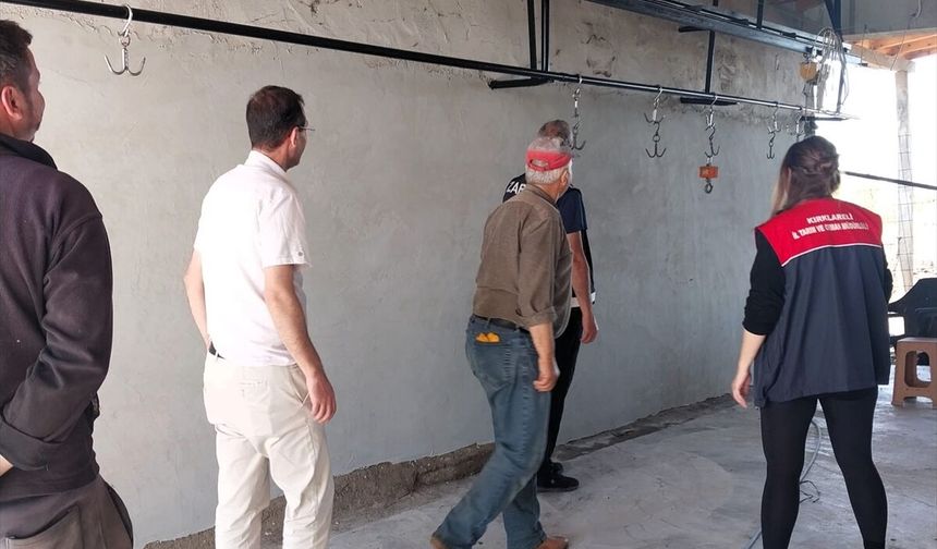 Kırklareli'nde Kurban Kesim ve Satış Yerleri Denetlendi
