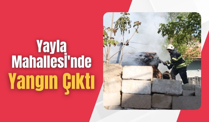Kırklareli: Yayla Mahallesi'nde Yangın Çıktı