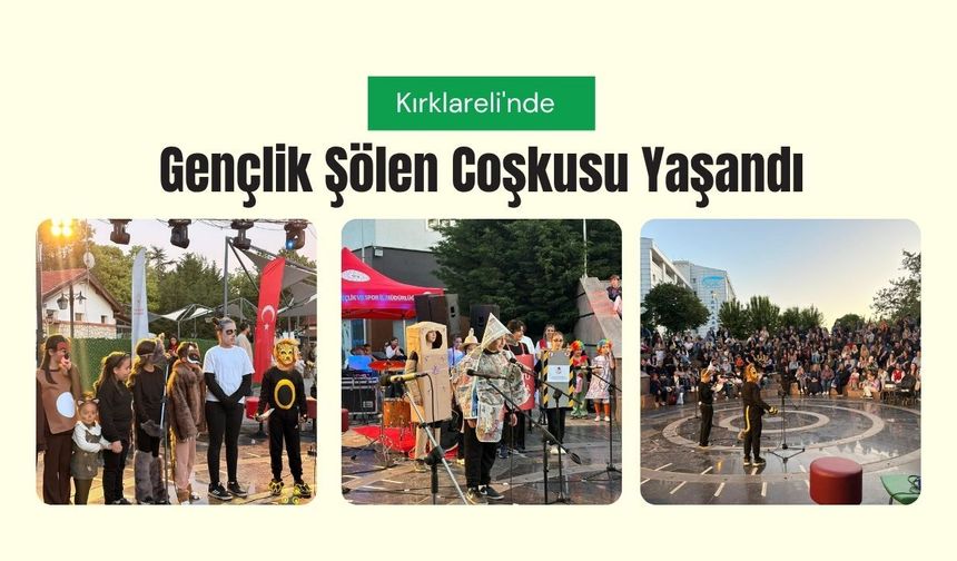 Kırklareli'nde Gençlik Şölen Coşkusu Yaşandı